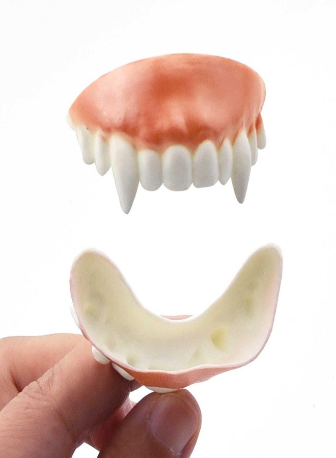 Marrywindix 24 Pieces Gnarly Teeth Gag Teeth Ugly Fake Teeth Vampire Denture Teeth for Halloween Costume Party Favors Photos Props (24 Styles) - Image 3